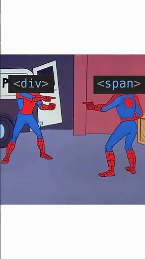 div VS span Tags IN HTML #html #programming #programmingconcepts