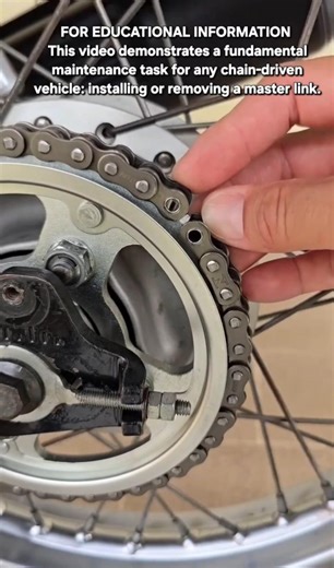 How to Install a Motorcycle Chain Master Link | Easy DIY Maintenance