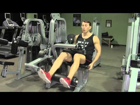 Hamstring Curl - Leg Curl Machine - HASfit Machine Exercises - Machine Exercise Workouts