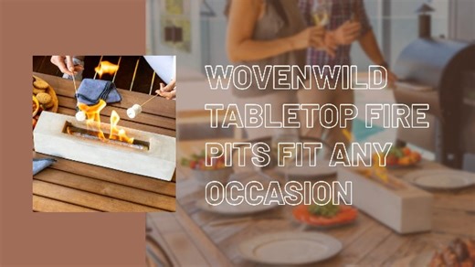 Watch Tabletop Fire Pit Rectangular from Wovenwild on Amazon Live