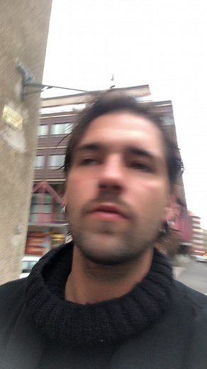Urban Exploration in a Black Coat: City Walk