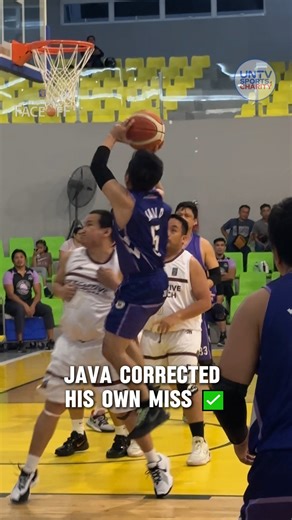 Java corrected his own miss ✅ #UNTVCupEFO2025 | UNTV Sports