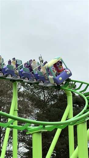 Bluey The Ride Testing at Alton Towers