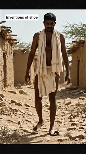 How the First Shoe was Invented! 👞✨ #InventionStory #History