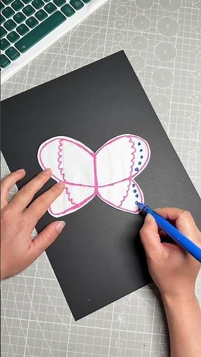 Adorable Tissue Paper Butterfly Craft for Kids - Easy & Beautiful