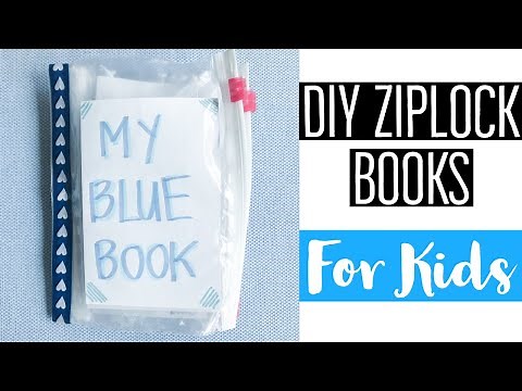 DIY Book for Kids | Ziplock Experience Book