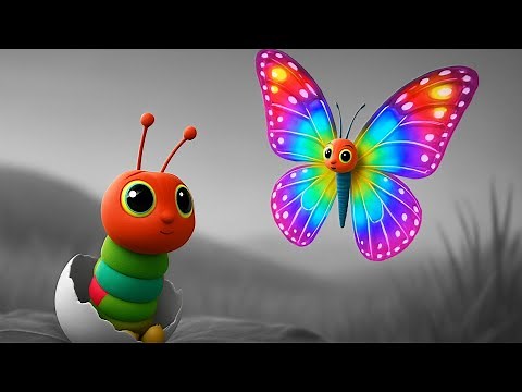 The Very Hungry Caterpillar Song | Animated Kids Story by Eric Carle | Educational Song for Children