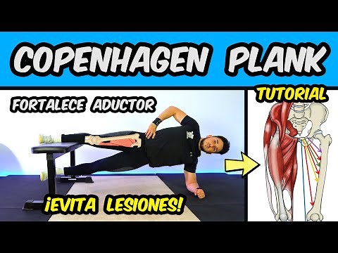 COPENHAGEN PLANK 🔥 Mejor ejercicio de ADUCTORES con tu PESO CORPORAL (Aductores en casa)