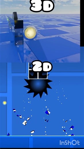 2d me vs 3d ‪@algo.00‬ #geometrydash #gd ‬