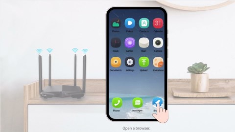 Tenda AC1200 Smart WiFi Router, High Speed Dual Band Wireless Internet Router with Smart APP, 4 x 100 Mbps Fast Ethernet Ports, Supports Guest WiFi, Access Point Mode, IPv6 and Parental Controls(AC6)