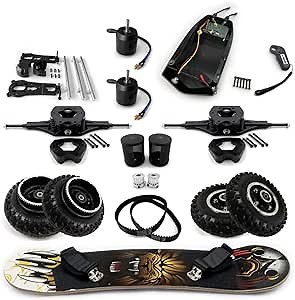 Components of Mountain Skateboard DIY Assemble All Terrain Skateboard with Like Parent-Child Activity