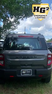 Front visor or rear visor? 🤔 #BroncoSport #FordBronco #FordBroncoSport #offroadbronco #offroading #bronconation #builtfordtough #autoaccesories #emergencylights #vehiclelighting #customlighting #securityguard #securitypatrol #emergencyvehicle #vehicleupfitting | HG2 Emergency Lighting