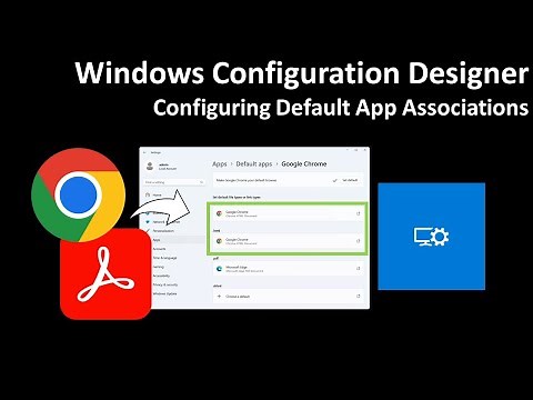 Windows Configuration Designer: Configuring Default App Associations
