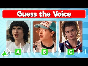 Stranger Things Voice Quiz