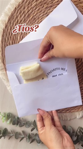 Revelación de embarazo para futuros tíos 🧸✨