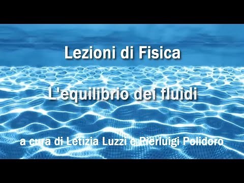 Lezioni di Fisica: Equilibrio dei fluidi - La pressione