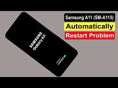 Samsung A11 Auto Restart Problem / Samsung A11 Automatically Reboot Fixed / SM-A115 Restart Problem