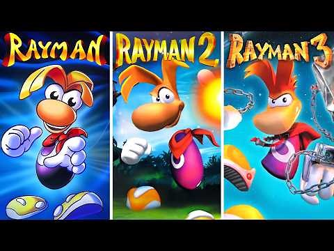 Rayman Trilogy - Full Game 300% Walkthrough