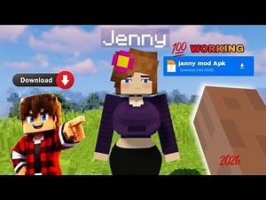 🔥 JENNY MOD DOWNLOAD & INSTALL IN MINECRAFT PE 1.21.130+ | BEDROCK EDITION 2026 🔥#janny