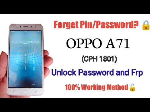 OPPO A71, Screen Lock, Test Point, Unlock Tool, 100% Working