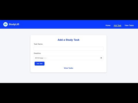 Study Lift – Smart Task Manager for Students | Add & Track Tasks Easily.