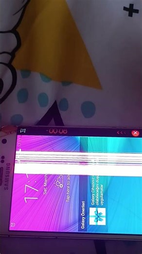 Samsung Galaxy Note Edge Timer Screen (on edge panel)