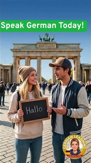 How to Introduce Yourself in German A1 Dialogue | Anna & Jack #shorts #german