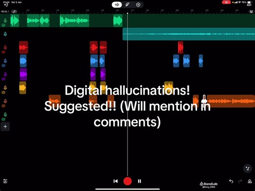 Exploring Digital Hallucinations in Creative Characters