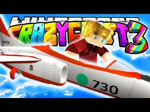 Minecraft Crazy Craft 3.0: JET PLANES! (Minecraft Helicopter & Jet Mod)! #39