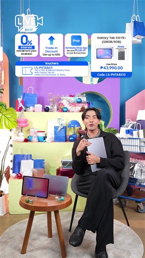 Ace your grind before the holidays with Galaxy AI-powered devices by your side. ✨ Witness seamless, intelligent performance with the Galaxy Tab Series, now with exclusive discounts for today's livestream: 🔗 Galaxy Tab A11 http://smsng.co/A11-LIVE 🔗 Galaxy Tab S10 Lite http://smsng.co/S10Lite-LIVE 🔗 Galaxy Tab S11 Ultra http://smsng.co/S11Ultra-LIVE 🔗 Galaxy Tab S10 FE http://smsng.co/S10FEPlus-LIVE Experience the Tab without limits and get yours today only at #SamsungLive | Samsung