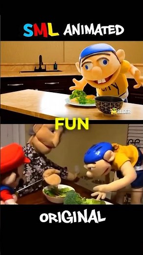 SML Movie VS Animation! | JEFFY’S NANNY! 😂