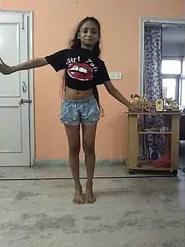 Littlestar dancing in bum bum tam tam song