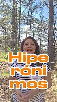 Hiperónimos e hipónimos. 😃Hypernyms and Hyponyms