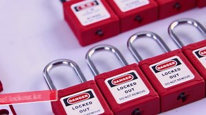 Portable Lockout Tagout Kit - 39 Pack OSHA Compliant | Red Loto Locks to Prevent Accidental Startup | for Industrial Electrical Plug & Breakers Lock Out Tag Out