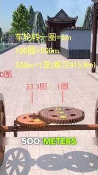 How an Ancient Odometer Was Invented #facts #shorts