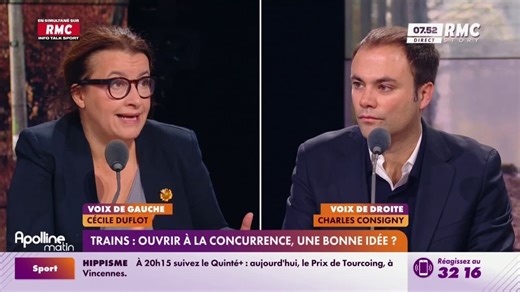 Débat RMC - Trains : Ouvrir à la concurrence, une bonne idée?