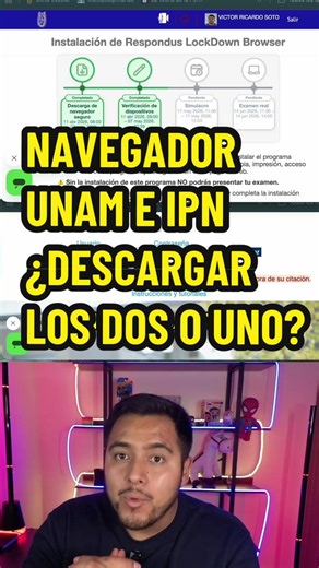 ¿Debes o no descargar el navegador UNAM? #unam #ipn #navegador #examen