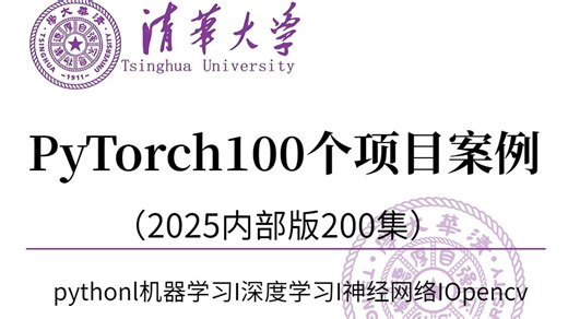 【2025最新已完结】PyTorch三天入门到实战教程！从python PyTorch入门实战讲解，全程干货讲解无废话！AI人工智能/深度学习/机器学习