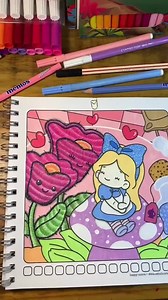 Alice Coloring Book, Coloring Pages With Alice in Wonderland Characters, Relaxing Pages for All, Fairy Tale Coloring Book - Etsy UK