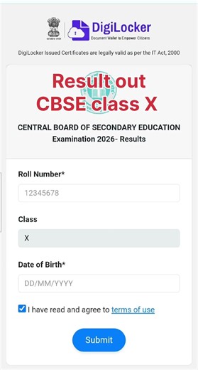 CBSE BOARD CLASS X RESULT Out