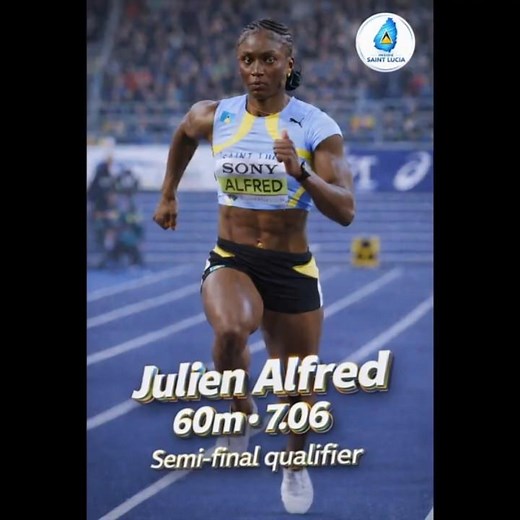 Julien Alfred DOMINATES! 🇱🇨🔥 7.06 Sprint Sends Her to Semi-Finals | World Championships