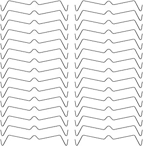 Coralov 30 Pcs Pegboard Hook Locks, Stainless Steel Peg Hook Securing Clip Peg Board Hook Accessories