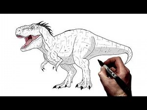 How To Draw T-Rex | Step By Step | Primitive War