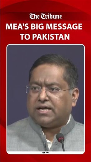 Must Watch: MEA Sends Clear Message to Pakistan on Indus Waters Treaty