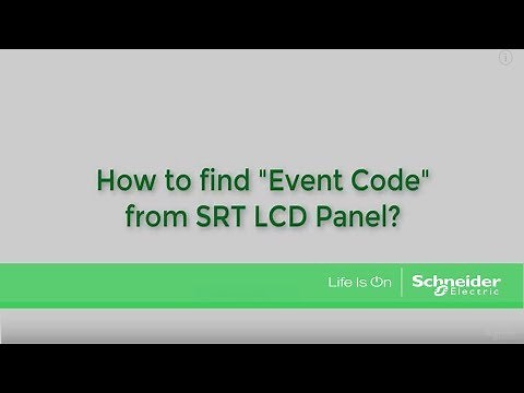 How to find Event Code from APC UPS SRT series from LCD display?