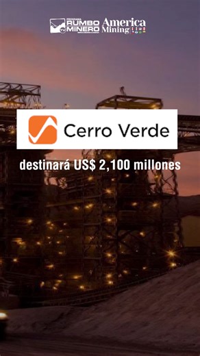 ⛏️🇵🇪 Sociedad Minera Cerro Verde invertirá US$ 2,100 millones en Arequipa. Tras la aprobación de la segunda modificación de su EIA, la operación extenderá su vida útil hasta 2053 y elevará su capacidad de procesamiento a 420 mil toneladas por día. 📌 Nuevas mejoras en infraestructura 📌 Ampliación del PAD 4B 📌 Mayor canon y regalías para la región 👉 Conoce todos los detalles aquí: https://t1p.de/q2r5u #CerroVerde #Arequipa #MineríaPeruana #InversiónMinera #RumboMinero | RUMBO MINERO