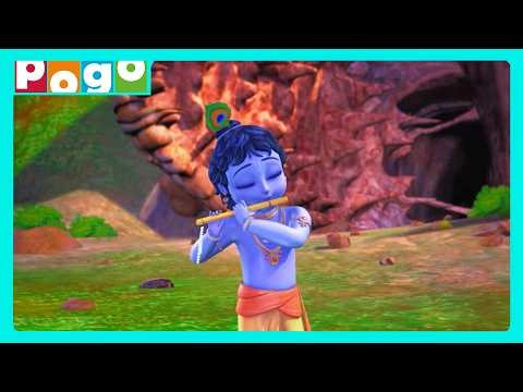 Calm Mein Charm!✨😊| Little Krishna🪈| Hindi Cartoon😍| ‪@PogoChannel‬​