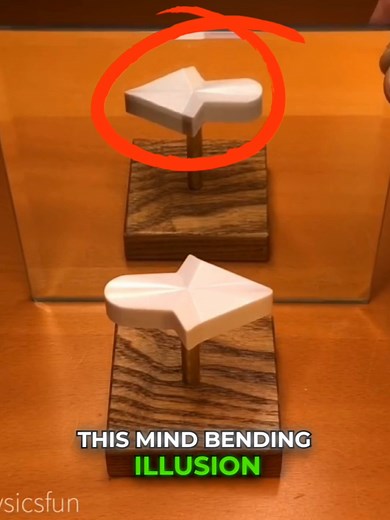 2M views · 38K reactions | This arrow always point right — no matter how you rotate it? It’s called the ambiguous cylinder illusion — a clever design that manipulates your sense of perspective. Credit: (IG) Physicsfun Petefirman #OpticalIllusion #AmbiguousCylinder #BrainTricks #ScienceIllusion #MindBlowing | Facts Wiki | Facebook