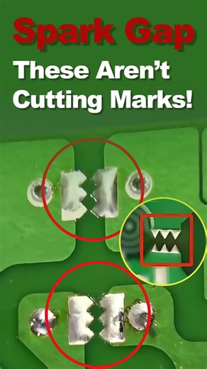 Knownpcb on Instagram: "In PCB design, Spark Gaps are one of the simplest yet most overlooked ESD protection features. These sharp, opposing copper points provide a controlled discharge path for static electricity — without adding cost or extra components. However, repeated discharge can cause carbon buildup, leading to permanent short circuits. So the question remains: Are Spark Gaps enough for your application, or should they be paired with TVS diodes for full protection? Join the discussion b