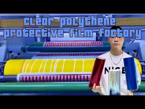 Protective film for glass windows,PE blown film wholesale in China,temporary floor protection film